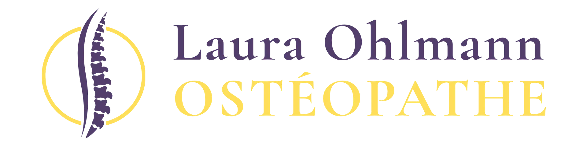 Laura Ohlmann Ostéopathe Logo Site Internet